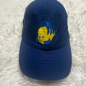 Navy Blue Baseball Cap with Yellow & Blue Fish Graphic NWOT